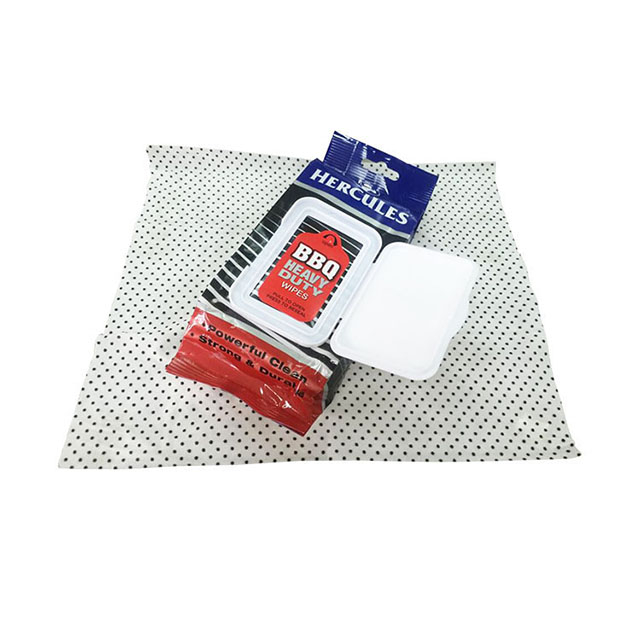 OEM puissance BBQ lingettes de nettoyage avec des points Big