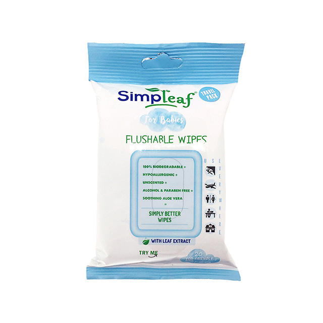Lingettes humides écologiques pour bébé 100% bambou biodégradables