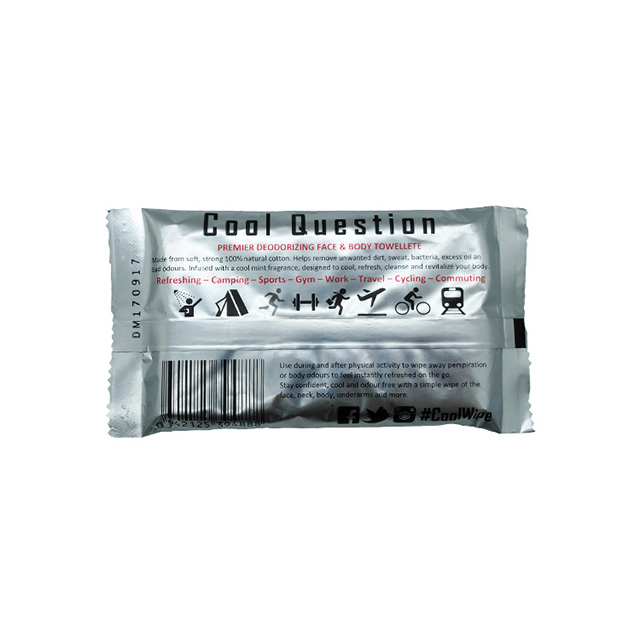 Serviette humide sport OEM pour le nettoyage de votre corps