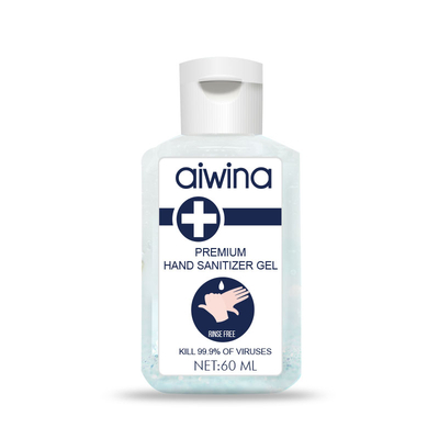 Aiwina Gel désinfectant pour les mains à 70 % d&#39;alcool 60 ml