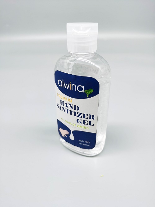 100ml Gel désinfectant pour les mains sans rinçage avec 70% d'alcool