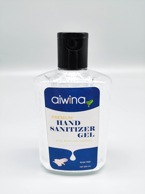 200 ml de gel désinfectant pour les mains sans rinçage avec 70% d'alcool